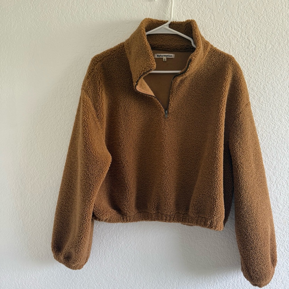 Reformation Bolton Zip Up Jacket
